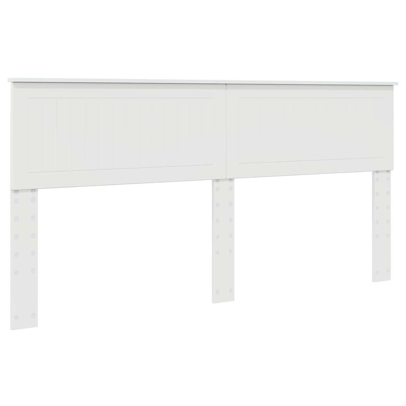 Casa si Gradina - Mobilier - Paturi si accesorii - Paturi - Pat cu storage cu headboard Alb 180 x 200 cm Lemn compozit - Infinity.ro