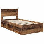 Casa si Gradina - Mobilier - Paturi si accesorii - Paturi - Cadru de pat Lemn vechi 100 x 200 cm Lemn de pin masiv - Infinity.ro