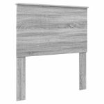 Casa si Gradina - Mobilier - Paturi si accesorii - Paturi - Cadru de pat Gri Sonoma 90 x 190 cm Lemn de pin masiv - Infinity.ro