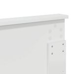 Casa si Gradina - Mobilier - Paturi si accesorii - Paturi - Pat cu storage cu headboard Alb 180 x 200 cm Lemn compozit - Infinity.ro