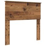 Casa si Gradina - Mobilier - Paturi si accesorii - Paturi - Cadru de pat cu headboard Lemn vechi 90 x 200 cm Lemn compozit - Infinity.ro