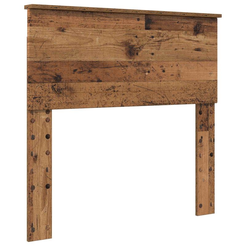 Casa si Gradina - Mobilier - Paturi si accesorii - Paturi - Cadru de pat cu headboard Lemn vechi 90 x 200 cm Lemn compozit - Infinity.ro