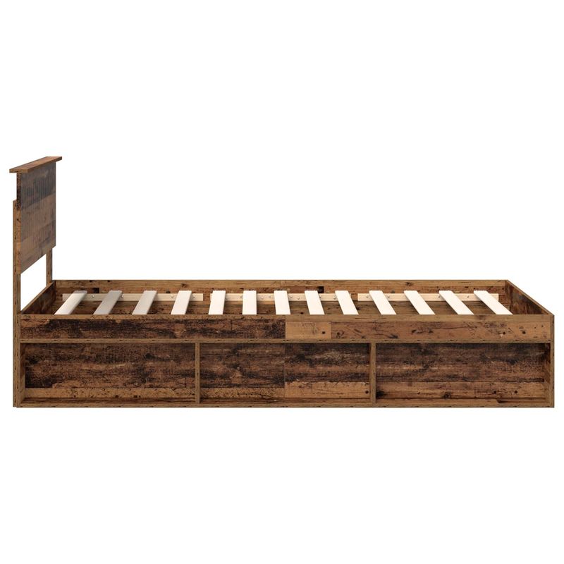 Casa si Gradina - Mobilier - Paturi si accesorii - Paturi - Cadru de pat Lemn vechi 100 x 200 cm Lemn de pin masiv - Infinity.ro
