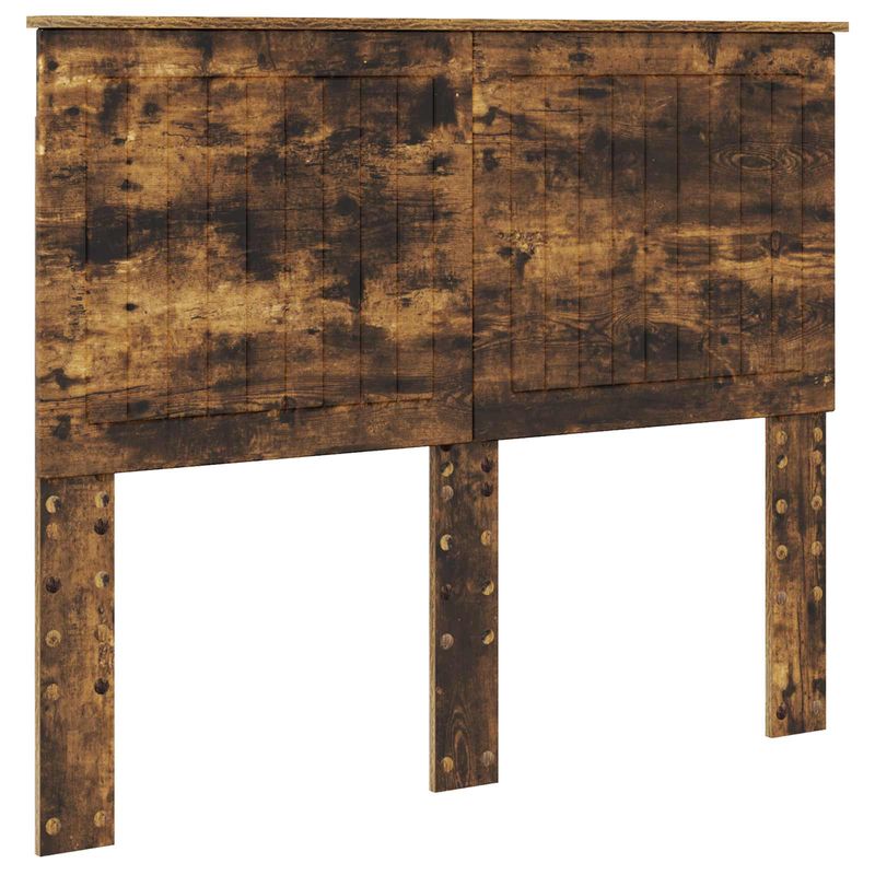 Casa si Gradina - Mobilier - Paturi si accesorii - Paturi - Pat cu storage Stejar fumuriu 135 x 190 cm Lemn compozit - Infinity.ro