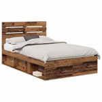 Casa si Gradina - Mobilier - Paturi si accesorii - Paturi - Cadru de pat Lemn vechi 120 x 200 cm Lemn de pin masiv - Infinity.ro
