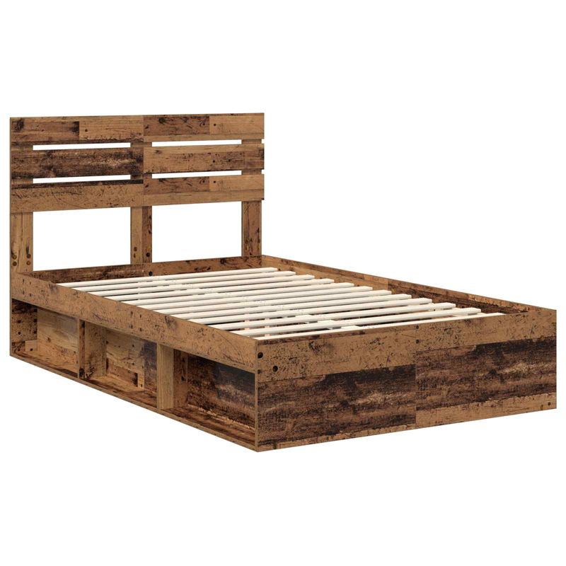 Casa si Gradina - Mobilier - Paturi si accesorii - Paturi - Cadru de pat Lemn vechi 120 x 200 cm Lemn de pin masiv - Infinity.ro