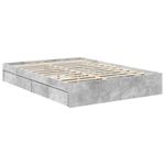 Casa si Gradina - Mobilier - Paturi si accesorii - Paturi - Pat cu storage Stejar Sonoma 140 x 190 cm Lemn compozit - Infinity.ro