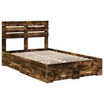 Casa si Gradina - Mobilier - Paturi si accesorii - Paturi - Cadru de pat cu sertar cu headboard cu depozitare Lemn compozit - Infinity.ro