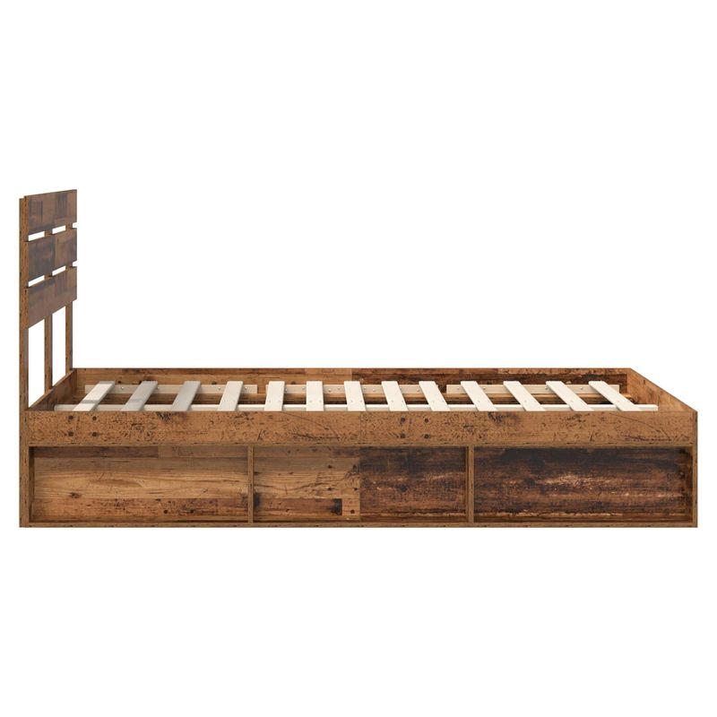 Casa si Gradina - Mobilier - Paturi si accesorii - Paturi - Cadru de pat Lemn vechi 120 x 200 cm Lemn de pin masiv - Infinity.ro