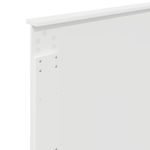 Casa si Gradina - Mobilier - Paturi si accesorii - Paturi - Cadru de pat cu headboard Alb 90 x 190 cm Lemn compozit - Infinity.ro