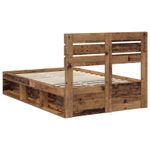 Casa si Gradina - Mobilier - Paturi si accesorii - Paturi - Cadru de pat Lemn vechi 120 x 200 cm Lemn de pin masiv - Infinity.ro