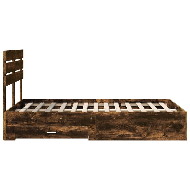 Casa si Gradina - Mobilier - Paturi si accesorii - Paturi - Cadru de pat cu sertar cu headboard cu depozitare Lemn compozit - Infinity.ro
