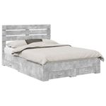 Casa si Gradina - Mobilier - Paturi si accesorii - Paturi - Cadru de pat cu sertar cu headboard cu depozitare Lemn compozit - Infinity.ro