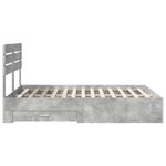 Casa si Gradina - Mobilier - Paturi si accesorii - Paturi - Cadru de pat cu sertar cu headboard cu depozitare Lemn compozit - Infinity.ro