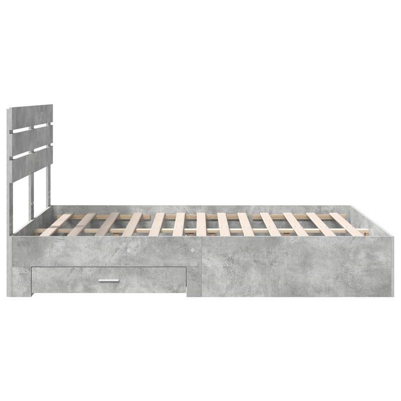Casa si Gradina - Mobilier - Paturi si accesorii - Paturi - Cadru de pat cu sertar cu headboard cu depozitare Lemn compozit - Infinity.ro