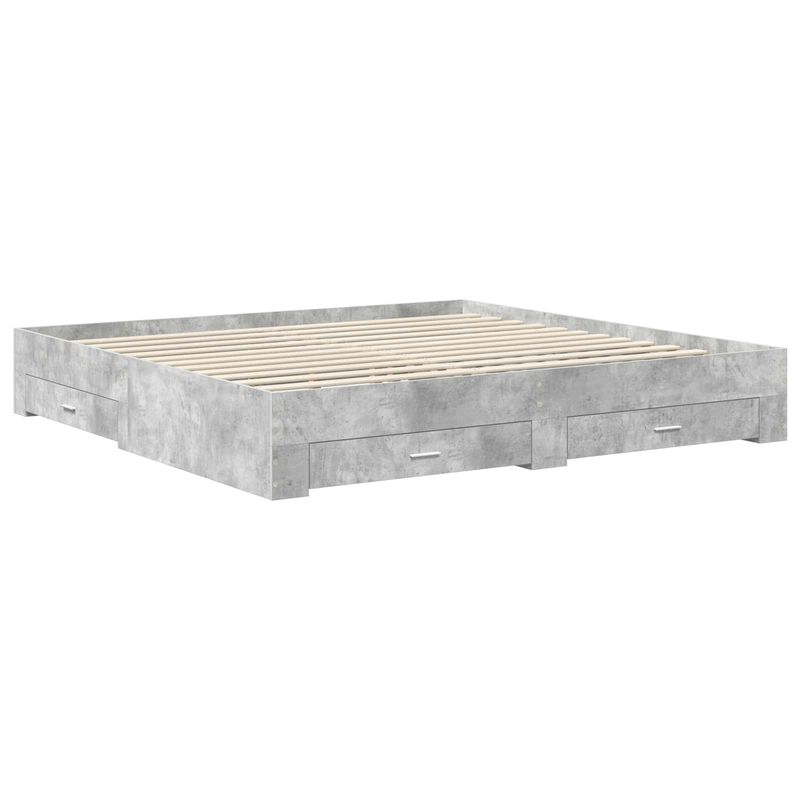 Casa si Gradina - Mobilier - Paturi si accesorii - Paturi - Cadru de pat cu sertar cu headboard cu depozitare Lemn compozit - Infinity.ro