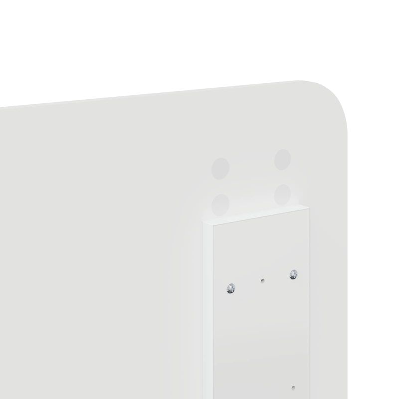 Casa si Gradina - Mobilier - Paturi si accesorii - Paturi - Pat cu storage cu headboard Alb 140 x 200 cm Lemn compozit - Infinity.ro