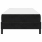 Casa si Gradina - Mobilier - Paturi si accesorii - Paturi - Pat cu arcuri cu saltea Negru 100 x 210 cm tesatura - Infinity.ro