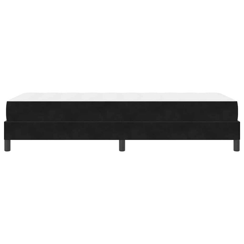 Casa si Gradina - Mobilier - Paturi si accesorii - Paturi - Pat cu arcuri cu saltea Negru 100 x 210 cm tesatura - Infinity.ro
