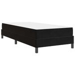 Casa si Gradina - Mobilier - Paturi si accesorii - Paturi - Pat cu arcuri cu saltea Negru 100 x 210 cm tesatura - Infinity.ro