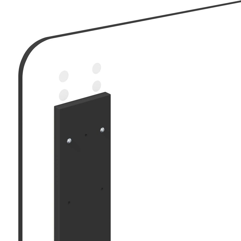 Casa si Gradina - Mobilier - Paturi si accesorii - Paturi - Cadru de pat cu headboard Negru 90 x 200 cm Lemn de pin masiv - Infinity.ro