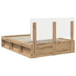 Casa si Gradina - Mobilier - Paturi si accesorii - Paturi - Cadru de pat Stejar artizanal 150 x 200 cm Lemn de pin masiv - Infinity.ro