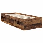 Casa si Gradina - Mobilier - Paturi si accesorii - Paturi - Cadru de pat Lemn vechi 75 x 190 cm Lemn de pin masiv - Infinity.ro