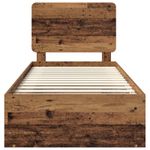 Casa si Gradina - Mobilier - Paturi si accesorii - Paturi - Cadru de pat Lemn vechi 75 x 190 cm Lemn de pin masiv - Infinity.ro