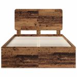 Casa si Gradina - Mobilier - Paturi si accesorii - Paturi - Cadru de pat Lemn vechi 135 x 190 cm Lemn de pin masiv - Infinity.ro