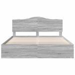Casa si Gradina - Mobilier - Paturi si accesorii - Paturi - Cadru de pat Gri Sonoma 180 x 200 cm Lemn de pin masiv - Infinity.ro