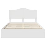 Casa si Gradina - Mobilier - Paturi si accesorii - Paturi - Pat cu storage cu headboard Alb 160 x 200 cm Lemn compozit - Infinity.ro