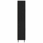 Casa si Gradina - Mobilier - Comode si corpuri - Comode - Bufet 2 pcs Stejar Negru Lemn Stratificat si Sticla - Infinity.ro