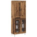 Casa si Gradina - Mobilier - Comode si corpuri - Comode - Bufet Lemn Vechi 69,5 x 34 x 180 cm Lemn compozit - Infinity.ro
