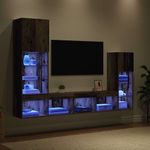 Casa si Gradina - Mobilier - Comode si corpuri - Comode - Unitati pentru Pereti de TV 4 pcs Lemn vechi Lemn compozit - Infinity.ro