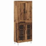 Casa si Gradina - Mobilier - Comode si corpuri - Comode - Bufet Lemn Vechi 69,5 x 34 x 180 cm Lemn compozit - Infinity.ro