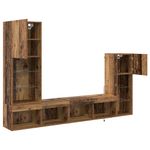 Casa si Gradina - Mobilier - Comode si corpuri - Comode - Unitati pentru Pereti de TV 4 pcs Lemn vechi Lemn compozit - Infinity.ro