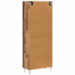 Casa si Gradina - Mobilier - Comode si corpuri - Comode - Bufet 2 pcs Lemn vechi Lemn tehnic si sticla - Infinity.ro