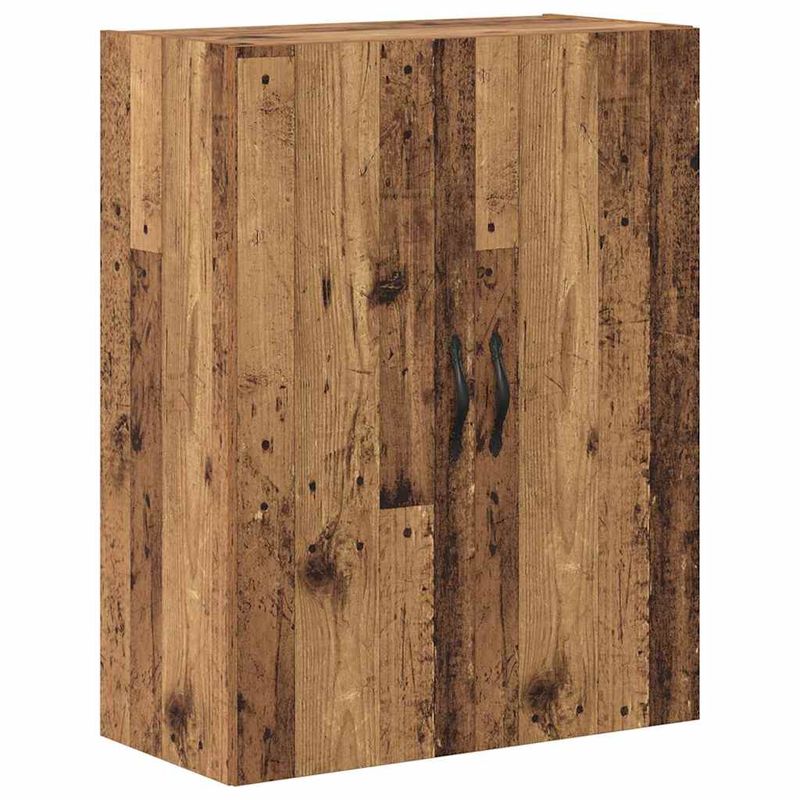 Casa si Gradina - Mobilier - Comode si corpuri - Comode - Bufet 2 pcs Lemn vechi Lemn tehnic si sticla - Infinity.ro