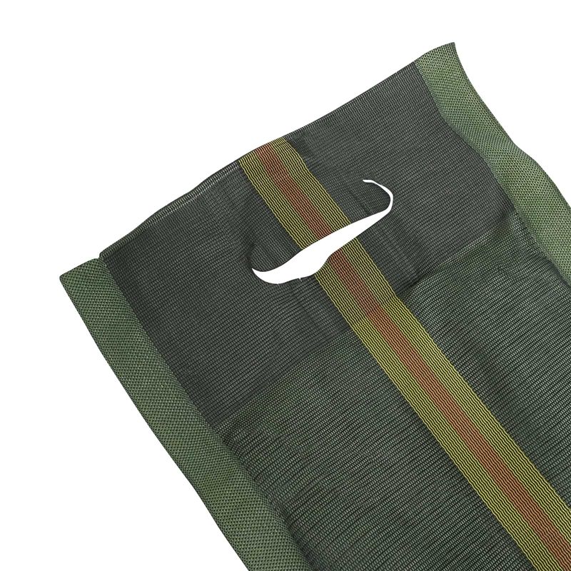Casa si Gradina - Constructii - Depozitare, transport si protectie - Rafturi, fisete si vestiare - Saci cu nisip 25 pcs Verde inchis 120 x 27 cm HDPE - Infinity.ro
