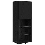 Casa si Gradina - Mobilier - Comode si corpuri - Comode - Unitati pentru Pereti de TV Stejar Negru Lemn compozit - Infinity.ro
