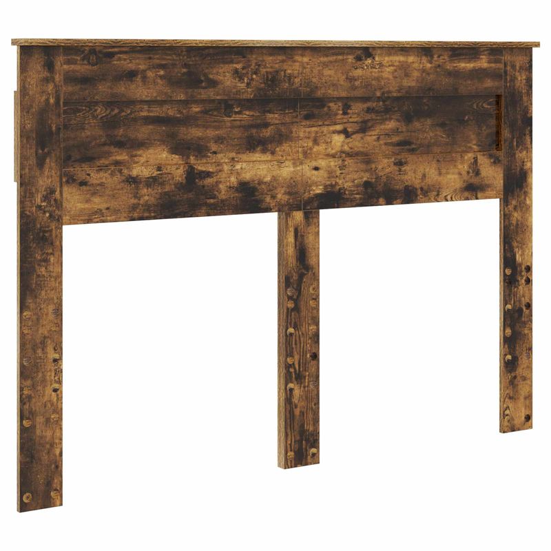 Casa si Gradina - Mobilier - Paturi si accesorii - Paturi - Cadru de pat Stejar fumuriu 150 x 200 cm Lemn de pin masiv - Infinity.ro