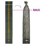 Casa si Gradina - Constructii - Depozitare, transport si protectie - Rafturi, fisete si vestiare - Saci cu nisip 25 pcs Verde inchis 120 x 27 cm HDPE - Infinity.ro