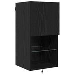 Casa si Gradina - Mobilier - Comode si corpuri - Comode - Unitati pentru Pereti de TV Stejar Negru Lemn compozit - Infinity.ro