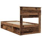 Casa si Gradina - Mobilier - Paturi si accesorii - Paturi - Cadru de pat Lemn vechi 75 x 190 cm Lemn de pin masiv - Infinity.ro