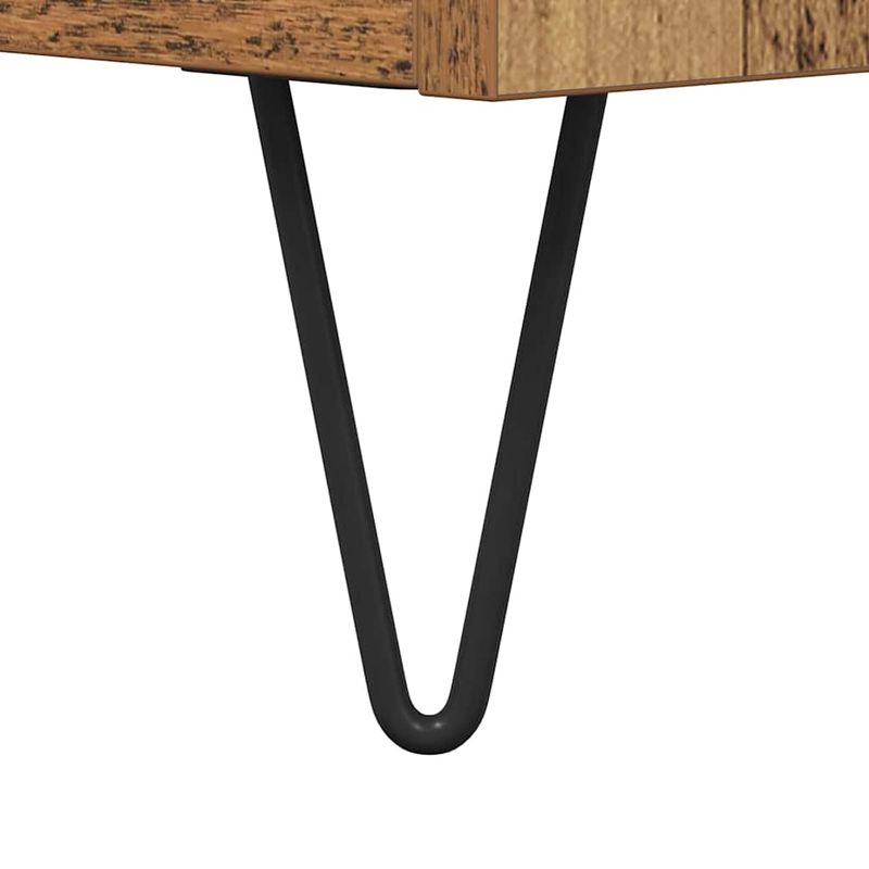 Casa si Gradina - Mobilier - Comode si corpuri - Comode - Bufet 2 pcs Lemn vechi Lemn tehnic si sticla - Infinity.ro