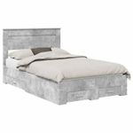 Casa si Gradina - Mobilier - Paturi si accesorii - Paturi - Cadru de pat cu sertar cu headboard cu depozitare Lemn compozit - Infinity.ro