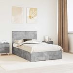 Casa si Gradina - Mobilier - Paturi si accesorii - Paturi - Cadru de pat cu sertar cu headboard cu depozitare Lemn compozit - Infinity.ro