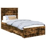 Casa si Gradina - Mobilier - Paturi si accesorii - Paturi - Cadru de pat cu sertar cu headboard cu depozitare Lemn compozit - Infinity.ro