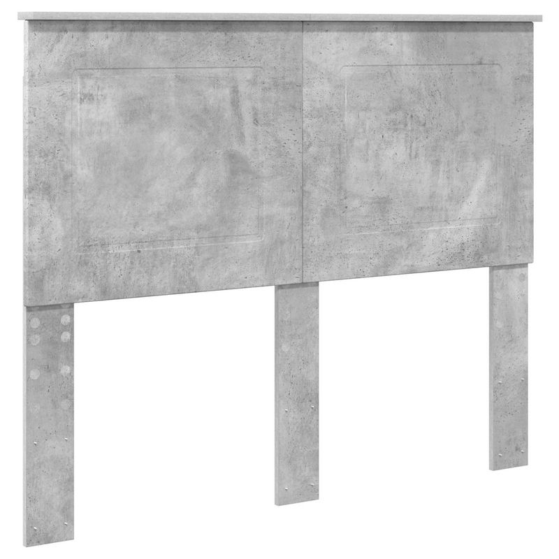 Casa si Gradina - Mobilier - Paturi si accesorii - Paturi - Cadru de pat Gri Concret 135 x 190 cm Lemn de pin masiv - Infinity.ro