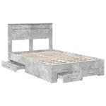 Casa si Gradina - Mobilier - Paturi si accesorii - Paturi - Cadru de pat cu sertar cu headboard cu depozitare Lemn compozit - Infinity.ro